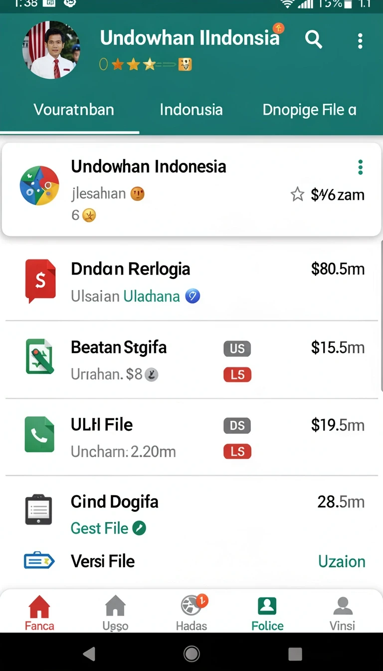 Tampilan utama aplikasi Download Aplikasi roma Terbaru untuk HP Android yang intuitif dan efisien.