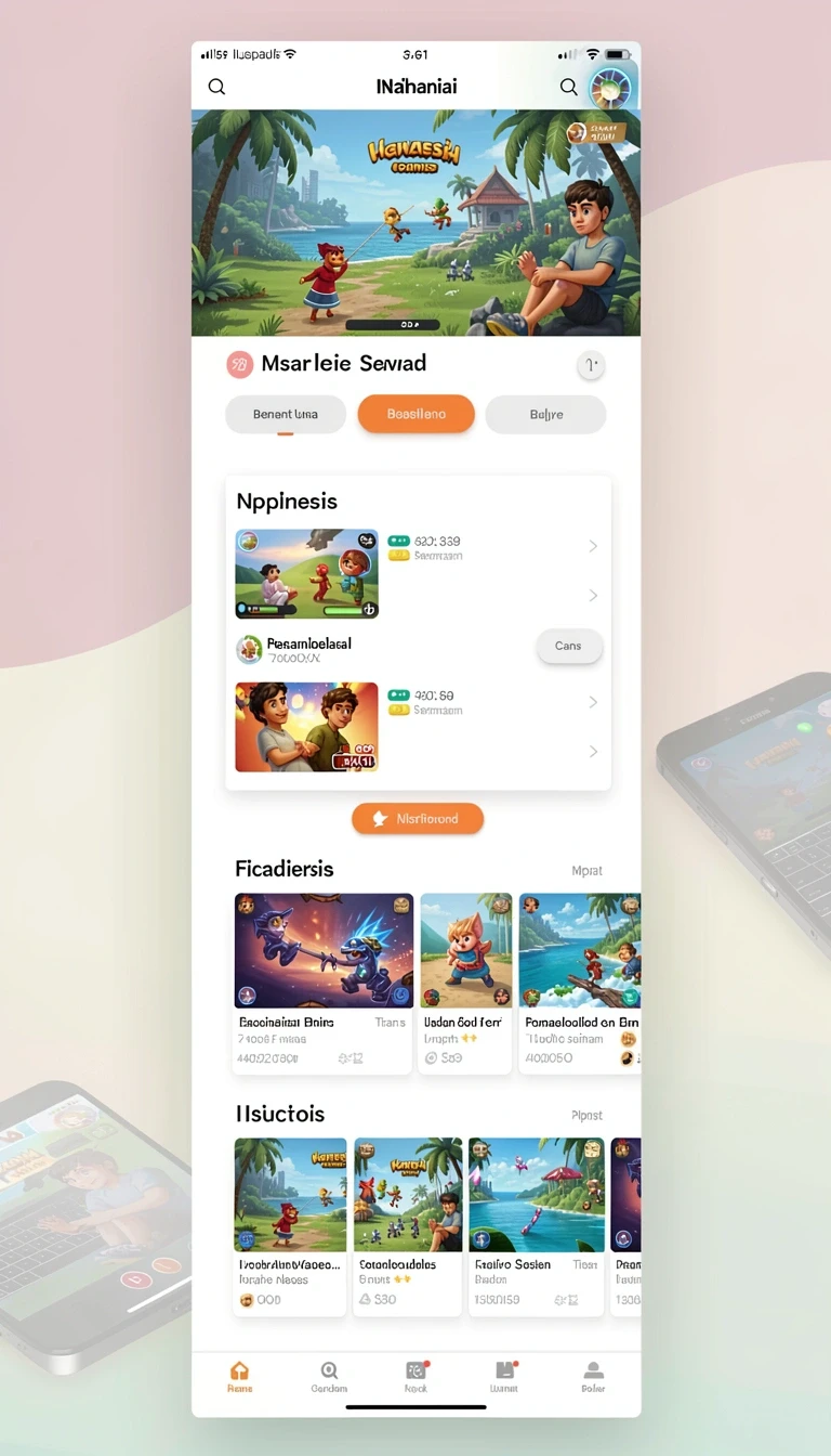 Tampilan utama aplikasi ocatoto APK Versi Terbaru untuk Android 2026 yang intuitif dan efisien.
