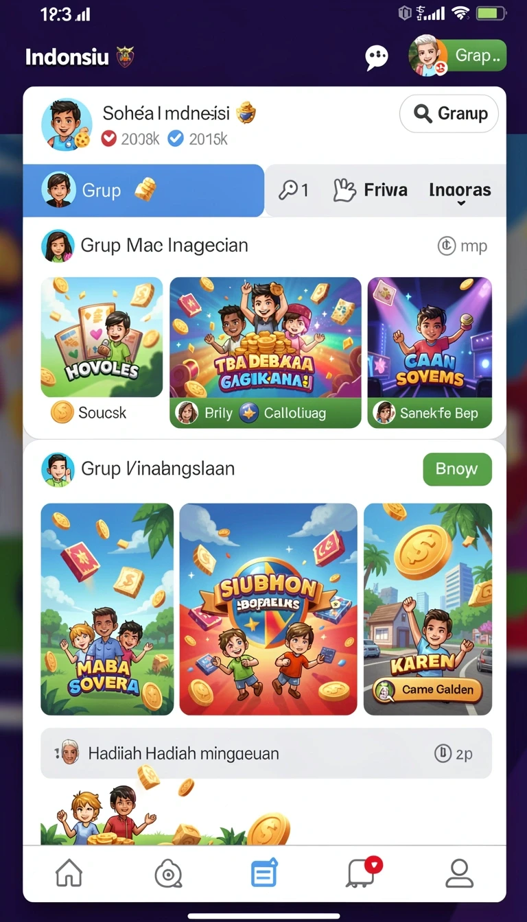 Tampilan utama aplikasi in22 APK Versi Terbaru untuk Android 2026 yang intuitif dan efisien.