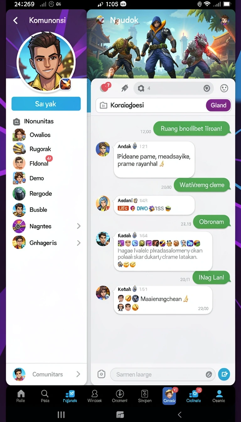 Tampilan utama aplikasi Aplikasi surga77 Terbaru untuk Android dan iOS yang intuitif dan efisien.