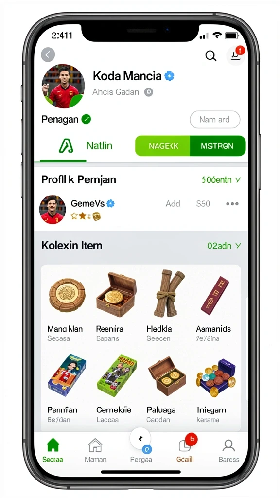 Tampilan utama aplikasi d06games APK Terbaru untuk Perangkat Android yang intuitif dan efisien.