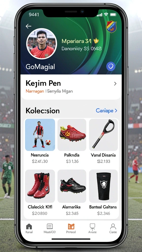 Tampilan utama aplikasi Aplikasi j200m Ringan untuk Android yang intuitif dan efisien.